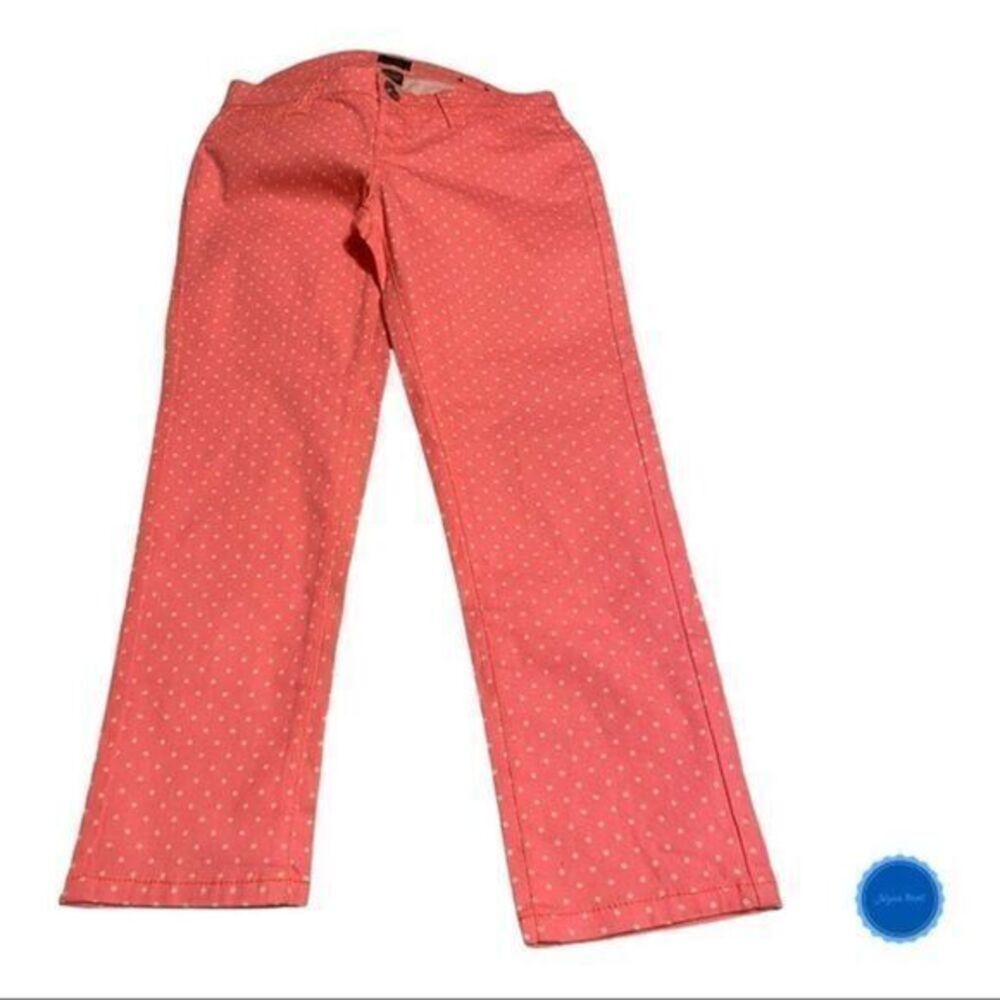 PINK with White Polka Dot Capris